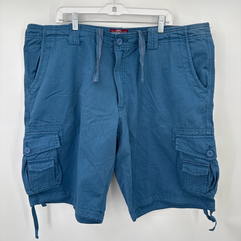 Matchstick Men's Cotton Cargo Shorts with Multi Pockets, Size 6XL